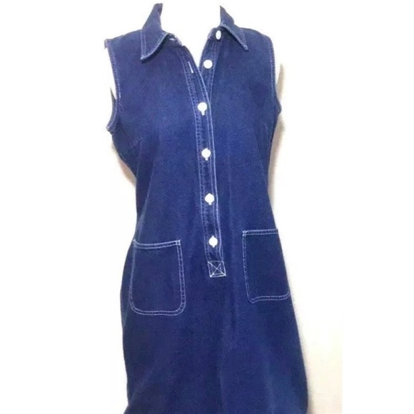 talbots denim dress